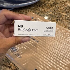 Yves Saint Laurent YSL NU Lip & Cheek Balmy Tint Liquid Blush - Nu Pinch